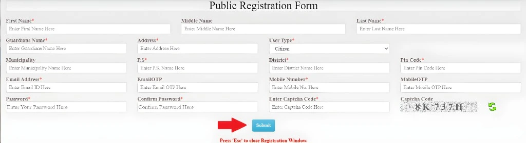 How to Register on BanglarBhumi